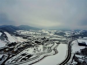 Pyeongchang i Sydkorea.